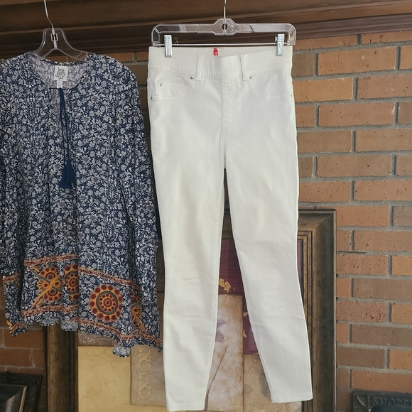 Spanx Classic White Women's Jeans Small & Ivy Jane Top - Picture 5 of 15